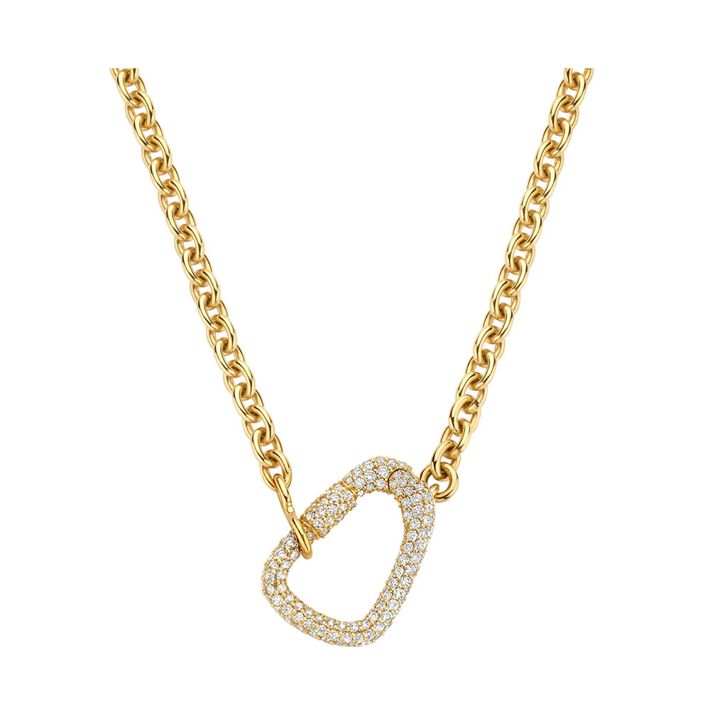 Pave diamond sale necklace pendants