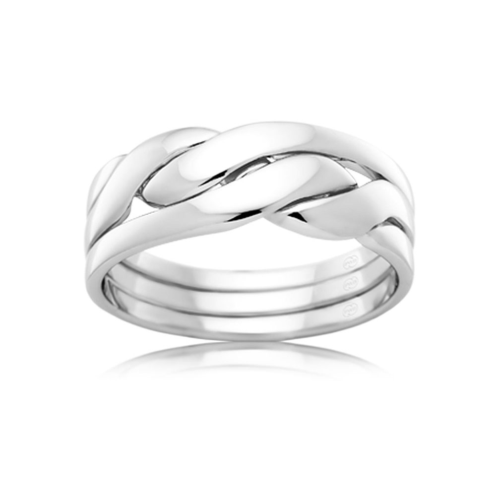 Rope hot sale wedding band